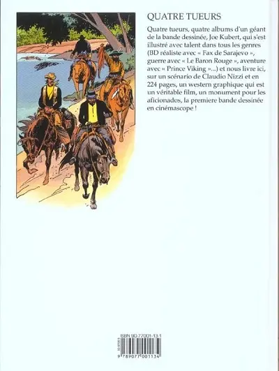 Verso de l'album Tex - Quatre tueurs Tome 1 Le cavalier solitaire