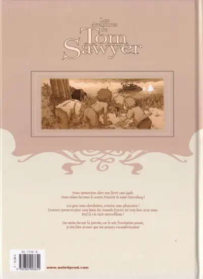 Verso de l'album Les Aventures de Tom Sawyer Tome 3 Coup de théâtre