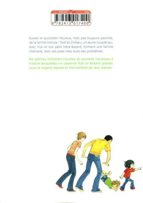 Verso de l'album Une drôle de famille 1
