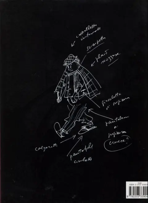 Verso de l'album Le Voyage de G. Mastorna
