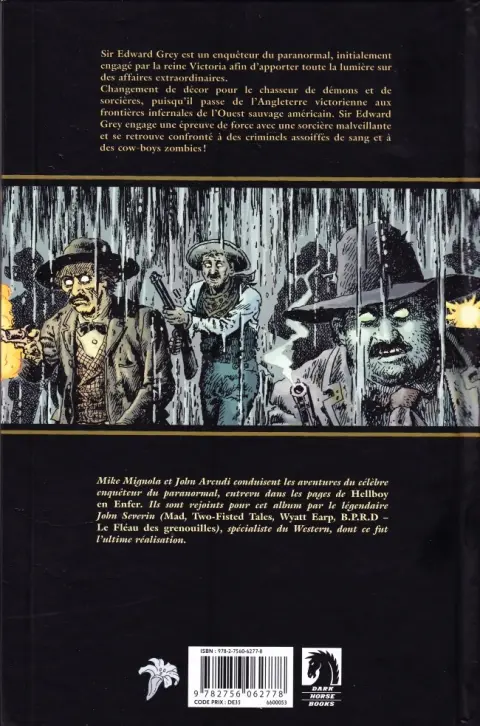 Verso de l'album Witchfinder Tome 2 Perdu corps et âme