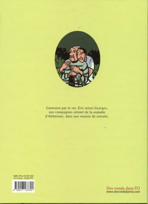 Verso de l'album Au coin d'une ride