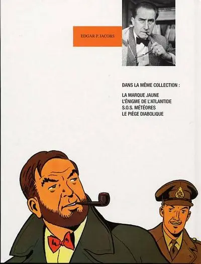 Verso de l'album Blake et Mortimer Tome 6 La marque jaune