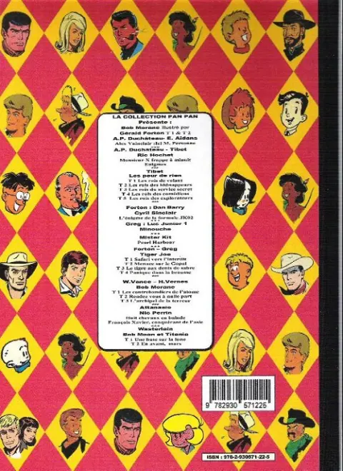 Verso de l'album Le Fulgurateur Roch