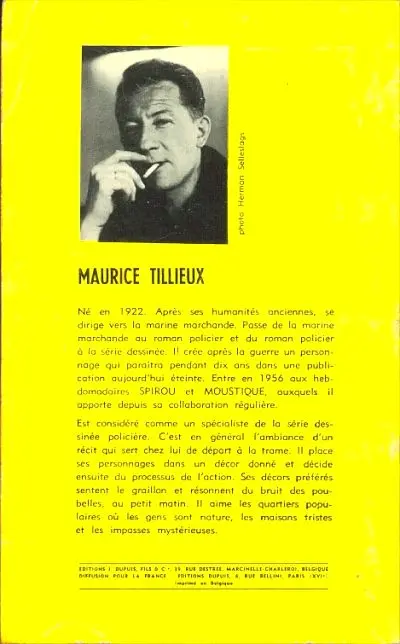 Verso de l'album Gil Jourdan Tome 5 l'enfer de Xique-Xique