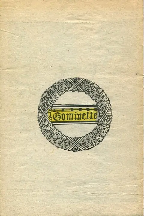 Verso de l'album Gomina Tome 1 La nuit porte conseil