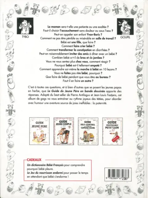Verso de l'album Le Guide Tome 1 Le guide du jeune père