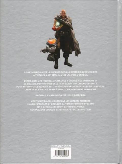Verso de l'album Méta-Baron Tome 2 Khonrad l'Anti-Baron