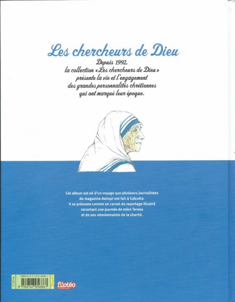 Verso de l'album Les Chercheurs de Dieu Tome 23 A Calcutta avec Mère Teresa