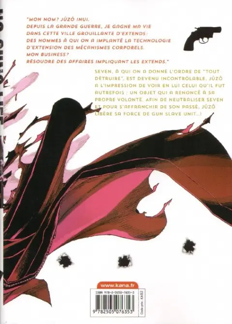 Verso de l'album No guns life 7