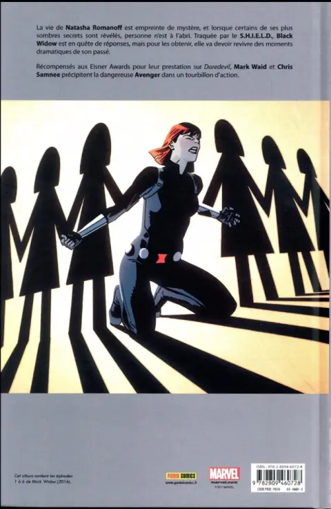 Verso de l'album Black Widow Tome 1 Le Lion blessé
