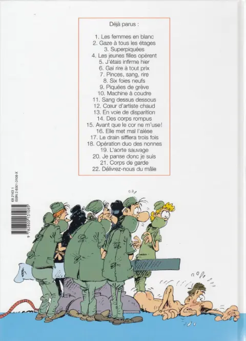 Verso de l'album Les Femmes en Blanc Tome 22 Délivrez-nous du mâle
