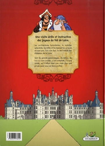 Verso de l'album Les Châteaux de la Loire