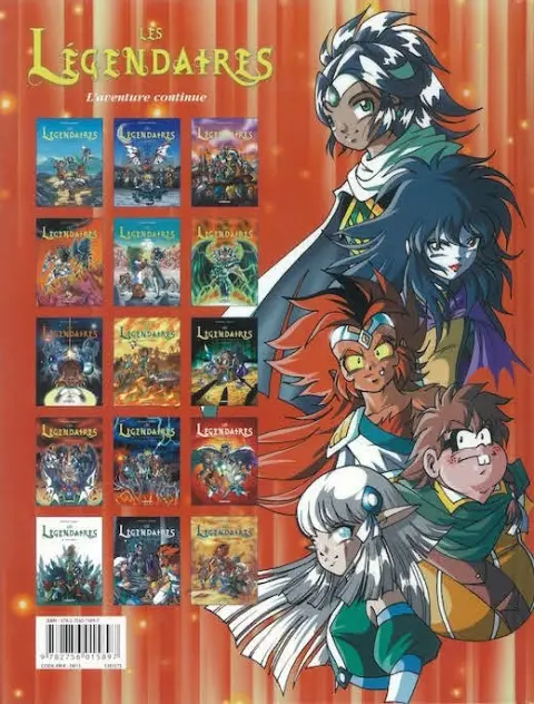 Verso de l'album Les Légendaires Tome 11 Versus inferno
