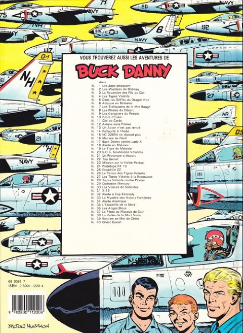 Verso de l'album Buck Danny Tome 24 Prototype fx-13
