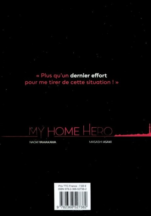 Verso de l'album My Home Hero 3