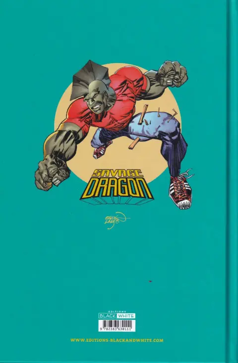 Verso de l'album Savage Dragon Vol. 1 Un nouveau départ