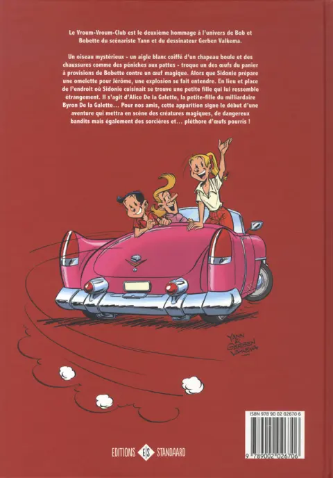 Verso de l'album Bob et Bobette Tome 5 Le vroum-vroum-club