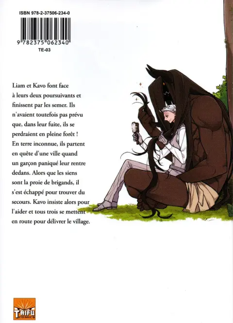 Verso de l'album Le monstre & la Bête 2