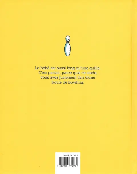 Verso de l'album Nausées matinales et autres petits bonheurs