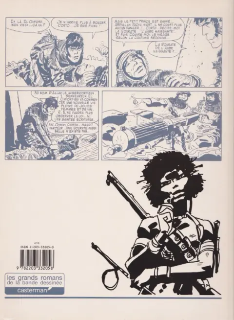 Verso de l'album Corto Maltese Tome 2 Les Éthiopiques