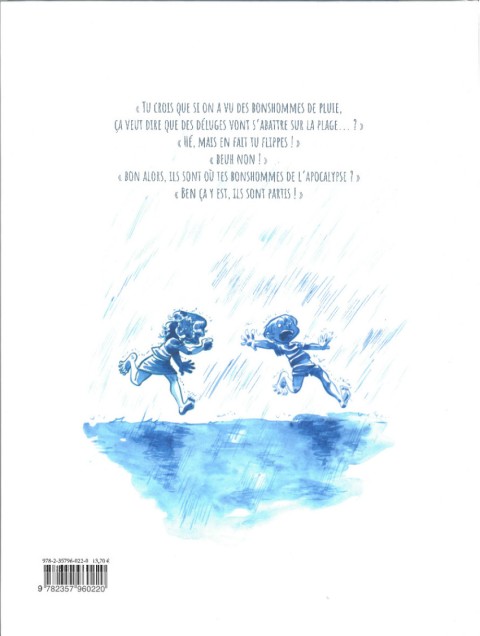 Verso de l'album Les bonshommes de pluie