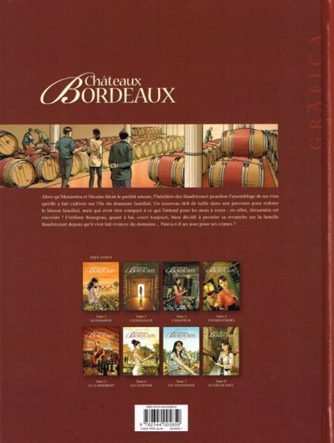 Verso de l'album Châteaux Bordeaux Tome 9 Les primeurs