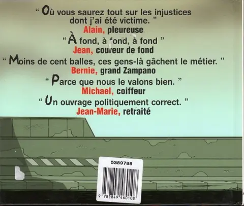 Verso de l'album de A à Z La F1 illustrée de A à Z