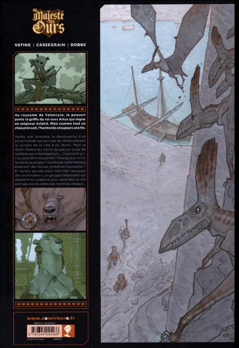 Verso de l'album Sa Majesté des Ours Tome 1 Les colonnes de Garuda