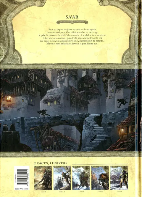 Verso de l'album Orcs & Gobelins Tome 4 Sa'ar