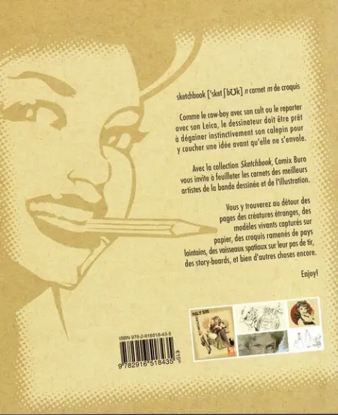 Verso de l'album Sketchbook - Comix Buro Sketchbook Maly Siri