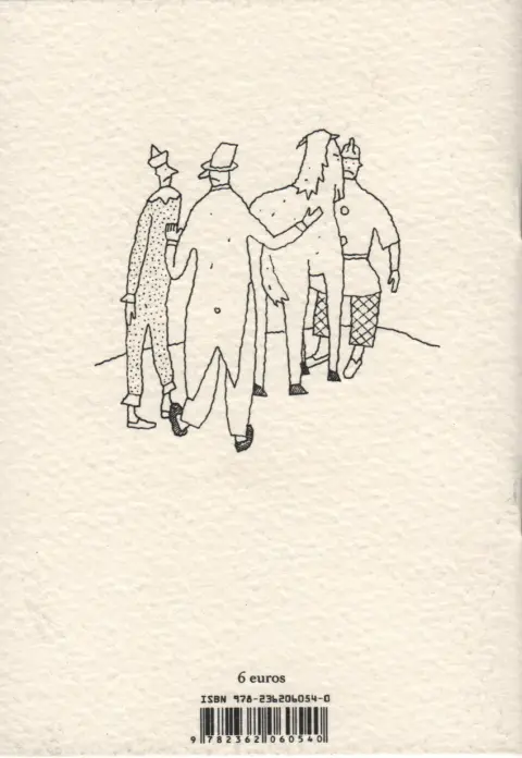 Verso de l'album Koechlin, Lionel Drames de clowns