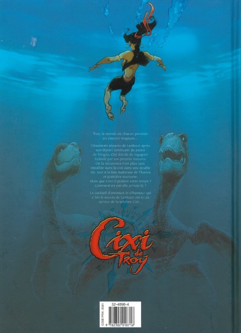 Verso de l'album Cixi de Troy Tome 3 Le secret de Cixi