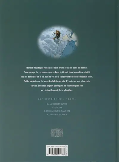 Verso de l'album Climax Tome 3 Les faiseurs d'aurore