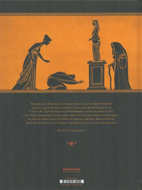 Verso de l'album Pygmalion et la Vierge d'Ivoire