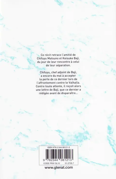 Verso de l'album Tokyo Revengers - Letter from Keisuke Baji 1
