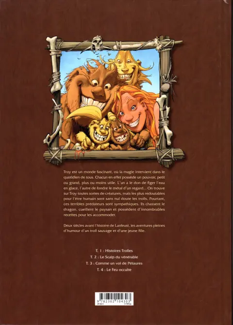 Verso de l'album Trolls de Troy Intégrale T. 1 à 4