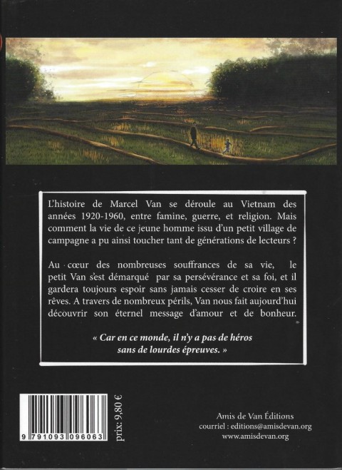 Verso de l'album Van Le combat de l'amour