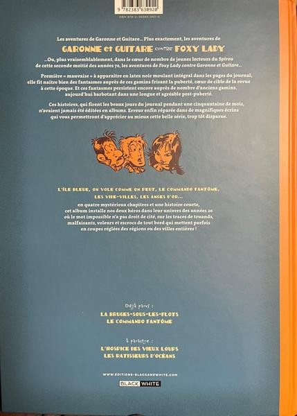 Verso de l'album Garonne et Guitare contre Foxy Lady Tome 1 Le commando fantôme