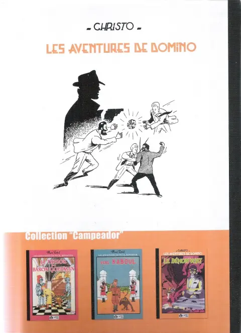 Verso de l'album Les aventures de Domino Le démon vert