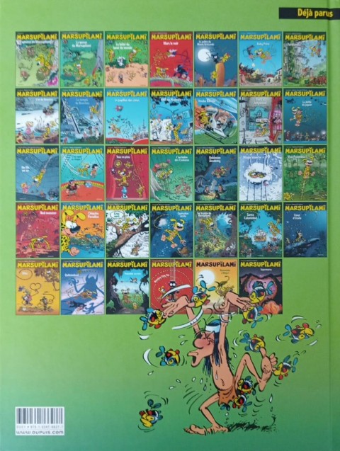 Verso de l'album Marsupilami Tome 1 La queue du Marsupilami