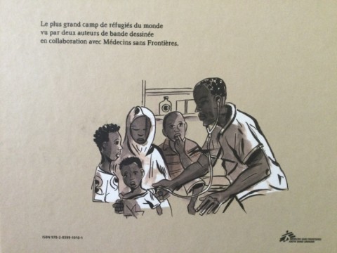 Verso de l'album Out of Somalia Dagahaley -  un camp de réfugiés au Kenya