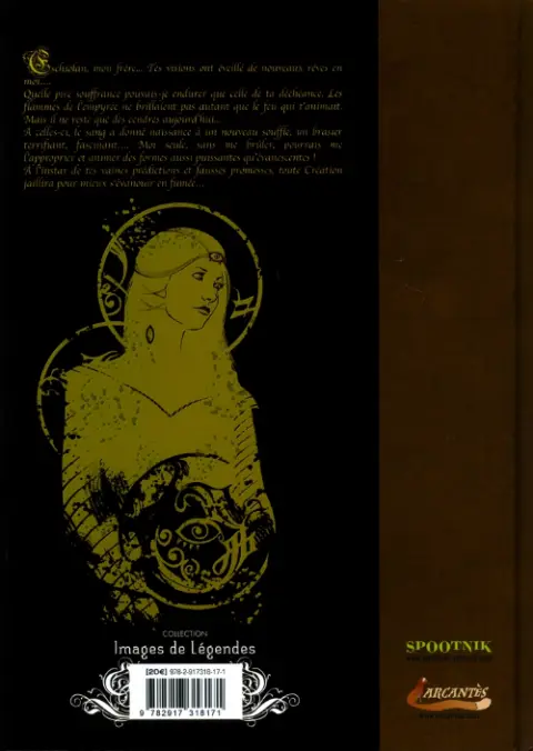 Verso de l'album Le Vertige des Origines II