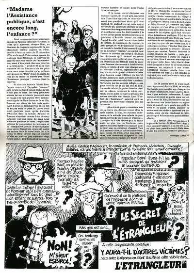 Verso de l'album L'Étrangleur Tome 3 Nouveau crime de l'étrangleur de minuit !