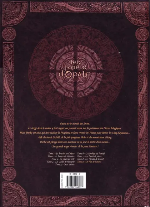 Verso de l'album Les Forêts d'Opale Tome 9 Un flot de lumière