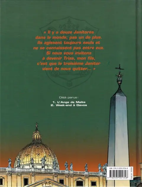 Verso de l'album Le Janitor Tome 2 Week-end à Davos