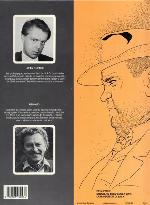 Verso de l'album Jessica Blandy Tome 3 Le diable à l'aube