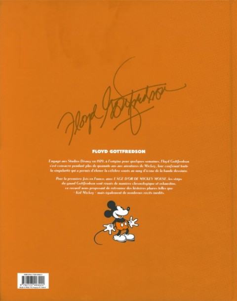Verso de l'album L'âge d'or de Mickey Mouse Tome 6 Kid Mickey et autres histoires (1944-1946)