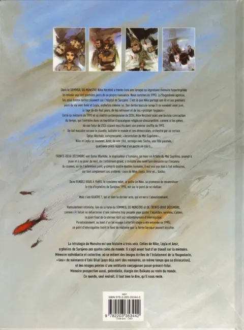 Verso de l'album Monstre Tome 4 Quatre ?