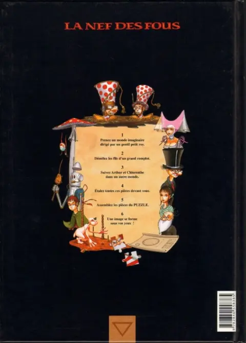 Verso de l'album La Nef des fous Tome 5 Puzzle